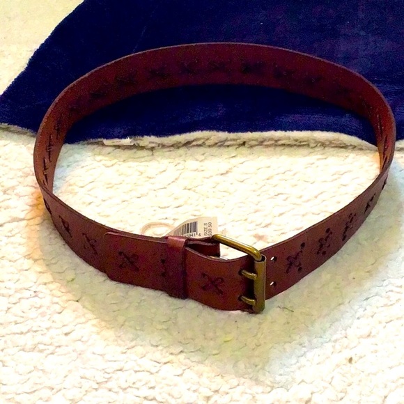 Vtg.?Eddie Bauer Leather Belt main image 6